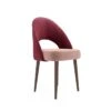SAORI - Saori - Chaise En Velours Bicolore Rouge Et Rose | Rouge