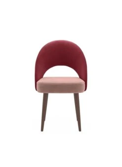 SAORI - Saori - Chaise En Velours Bicolore Rouge Et Rose | Rouge 7 SAORI - Saori - Chaise En Velours Bicolore Rouge Et Rose | Rouge -Intérieur Décoration Magasin 4171910