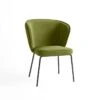 GAYA - Gaya - Chaise En Velours Vert Kaki | Vert