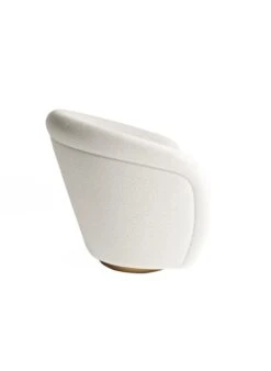 BELLA - Bella - Fauteuil Effet Laine Bouclée Et Laiton | Blanc 8 BELLA - Bella - Fauteuil Effet Laine Bouclée Et Laiton | Blanc -Intérieur Décoration Magasin 4172607