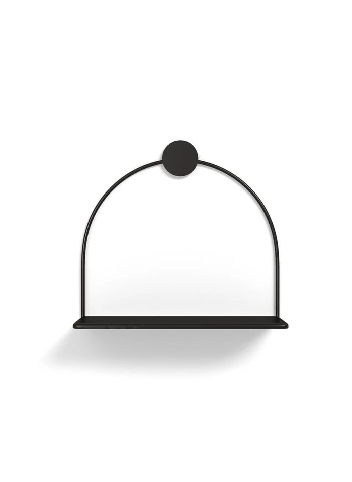 PRATO - Prato - étagère Murale En Métal Noir | Noir 1 PRATO - Prato - étagère Murale En Métal Noir | Noir