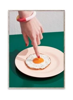FRIED EGG - Affiche D'art | Multicolore