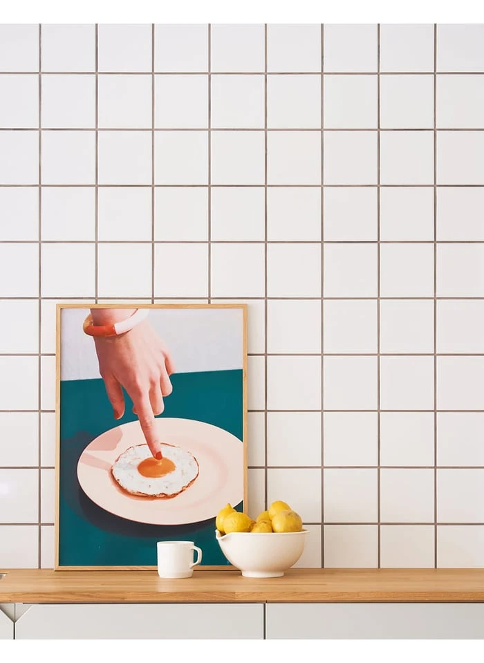 FRIED EGG - Affiche D'art | Multicolore 2 FRIED EGG - Affiche D'art | Multicolore – Image 2