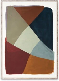 PAINTED SHAPES 03 - Affiche D'art | Multicolore