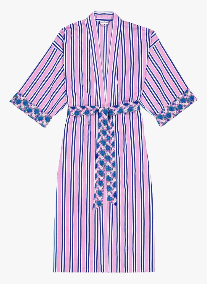 Kimono Imprimé En Coton | Rose 1 Kimono Imprimé En Coton | Rose