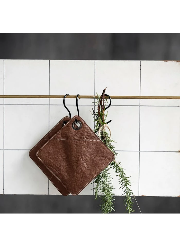 House Doctor Manique En Cuir | Marron 2 House Doctor Manique En Cuir | Marron – Image 2