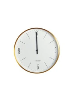 House Doctor Horloge Mural En Aluminium | Doré