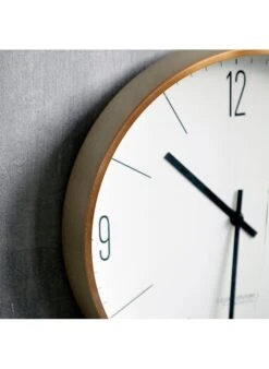 House Doctor Horloge Mural En Aluminium | Doré -Intérieur Décoration Magasin 4248191