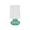 House Doctor Lampe De Table Avec Abat-jour En Verre, Tissu, Le Fer | Vert
