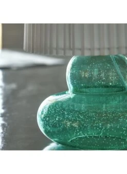 House Doctor Lampe De Table Avec Abat-jour En Verre, Tissu, Le Fer | Vert 5 House Doctor Lampe De Table Avec Abat-jour En Verre, Tissu, Le Fer | Vert -Intérieur Décoration Magasin 4253055