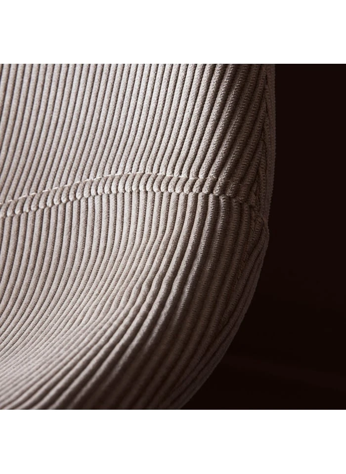 House Doctor Chaise En Polyuréthane, Acier | Beige 3 House Doctor Chaise En Polyuréthane, Acier | Beige – Image 3