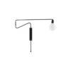 House Doctor Applique En Le Fer, Laiton | Noir