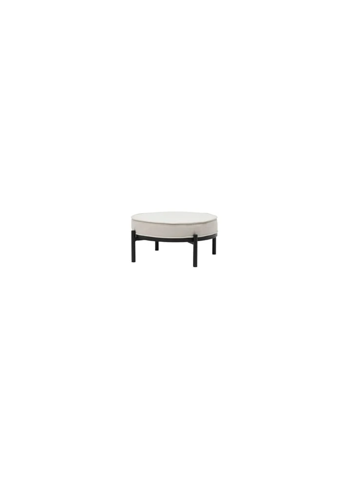 House Doctor Tabouret En Coton, Acier | Beige 1 House Doctor Tabouret En Coton, Acier | Beige