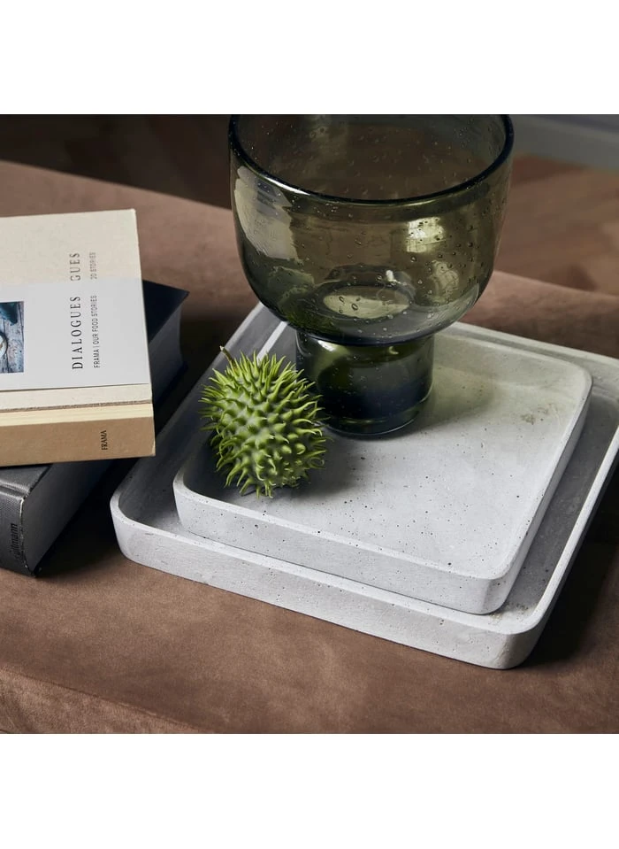 House Doctor Plateau En Polystone | Gris 2 House Doctor Plateau En Polystone | Gris – Image 2