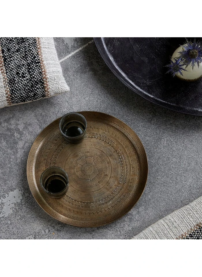 House Doctor Plateau En Aluminium | Doré 2 House Doctor Plateau En Aluminium | Doré – Image 2