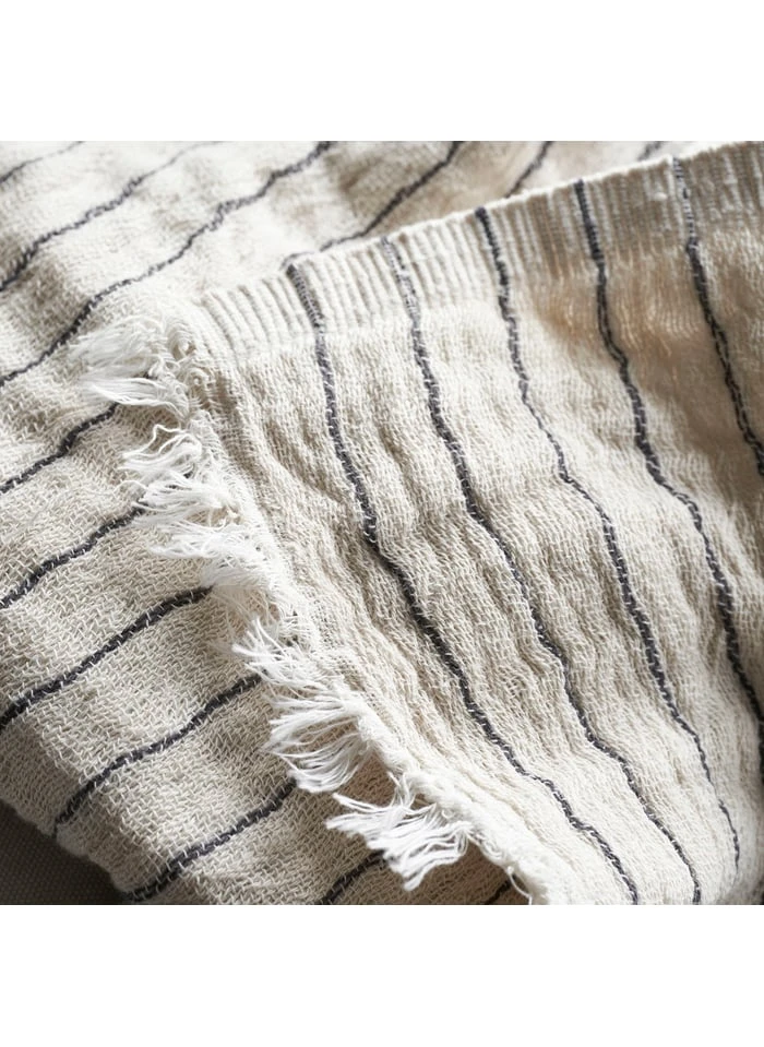 House Doctor Jeté En Coton | Gris 3 House Doctor Jeté En Coton | Gris – Image 3