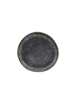 House Doctor Assiette à Dessert En Grès | Noir