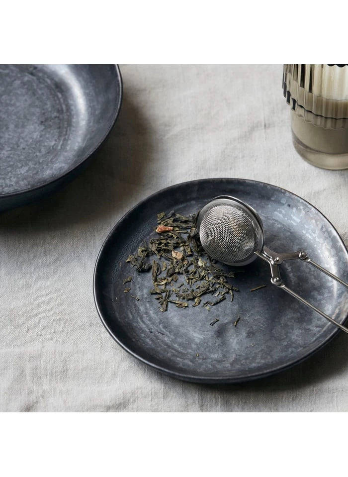 House Doctor Assiette à Dessert En Grès | Noir 2 House Doctor Assiette à Dessert En Grès | Noir – Image 2