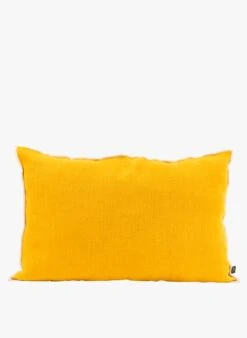 CHENNAI - Coussin Rectangulaire En Lin | Jaune