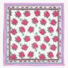 Nappe En Coton Rayé | Rose